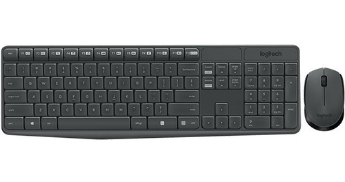 Kit Mouse Y Teclado Logitech Mk235 Inalambrico 