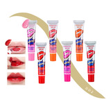 3 Labial Wow Peel Off Tinta Lip Gloss Larga Duracion Tatto