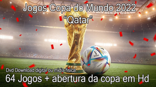 Dvd Copa Do Mundo 2022 Jogos (2 Jogos Download)