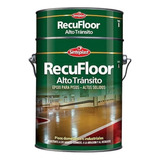  Recufloor Pisos Epoxi Alto Transito 1 Lts Sinteplast Negro