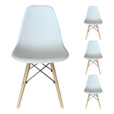 Set De Sillas Minimalistas Modernas De Estilo Eames