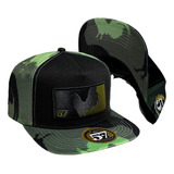 Gorras Gallo Beisbol Rooster Black And Green