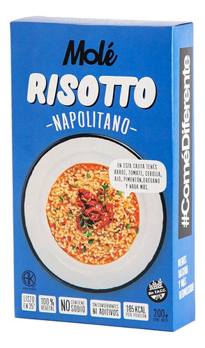 Risotto Napolitano Con Ajo Y Tomates Mole X 200 Gr