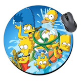 Simpsons Familia Mousepad Antideslizante 