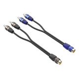Rockrix Cable Conector Divisor Adaptador Rca Y De 0.6 Pies 1