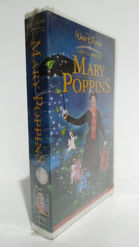 Mary Poppins Walt Disney Vhs Cerrado Doblada Español 1964