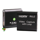 Placa Captura Video Loop Hdmi 2x Usb 1920x1080p Game Full Hd