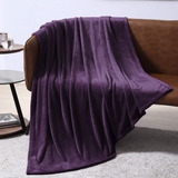 Exq Home - Cobija De Velln, Color Morado, Para Cama O Sof, C