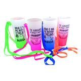 Kit 10 Caneca Long Drink C/alça Degrade Personalizado 400ml