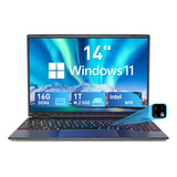 Laptop 16gb Ram+1tb Ssd 14'' Intel Celeron N95 Windows 11 