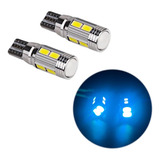 Par Faros Led T10 Lupa Canbus Pellizco Sin Señal Error 250lm