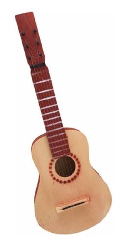 Guitarra Criolla Infantil Madera Clásica N6 60cm Con Cuerdas