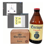 Pack Digital Cartoncito Y Etiqueta De Caguamita Imprimibles!