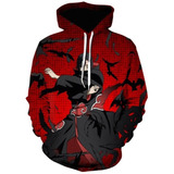 Sudadera Con Capucha Anime Naruto Uchiha Itachi Cuervo