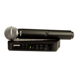 Microfono Inalámbrico Shure De Mano Blx24/sm58 Linea Pro