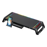 Base Para Monitor Gamer Eleva Soporte Usb Luces Noga Ng-za5