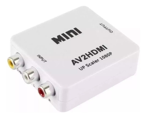 Conversor Adaptador De Video Rca Av2 A Hdmi 720p 1080p