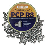 Chumbinho Rossi Pcp R8 5,5mm (.22) Pesado 1,47g Caça 200un