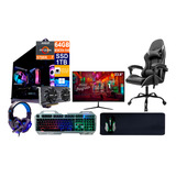 Pc Gamer Ryzen 7 5700x 1tb 64g Rtx 3060ti 8g+monitor+cadeira