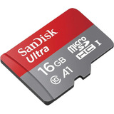 Memoria Microsd Sandisk Ultra A1 16gb Sdhc C10 98mbs C/adap