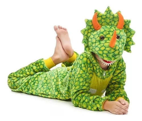 Pijama Enterito Dinosaurio Triceratop Kigurumi Disfraz