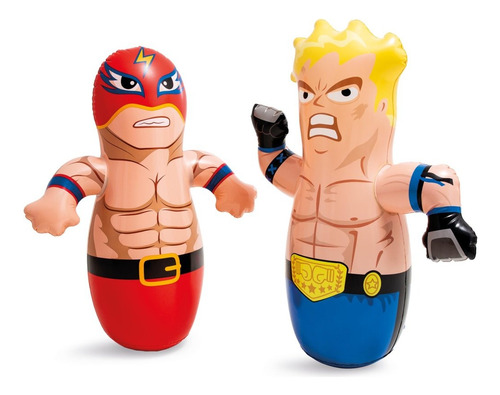 Bobo Muñeco Luchador Inflable Golpeable Para Niños Punching