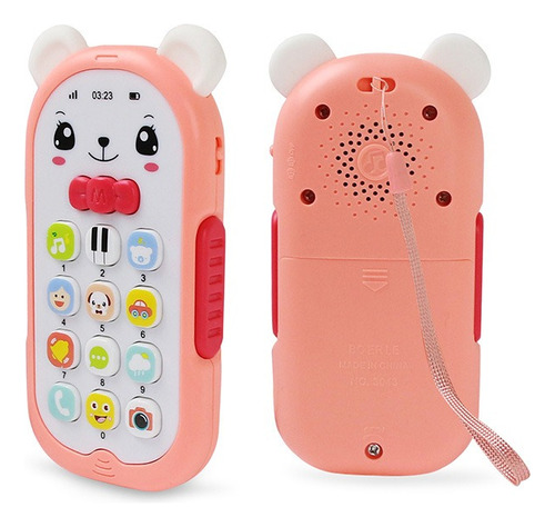 Teléfono Celular Musical Luminoso Juguete Para Bebé Y Niños.