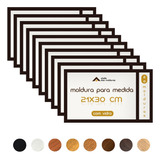 Kit 20 Moldura Quadro A4 21x30 Certificado Diploma Com Vidro