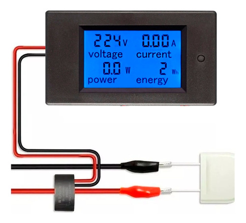 Medidor De Consumo Voltímetro Wattímetro Digital 4x1 