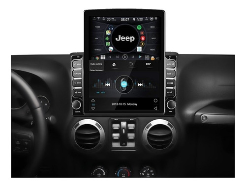 Estereo De Pantalla Tesla Para Jeep Rubicon Jk 2011 2012