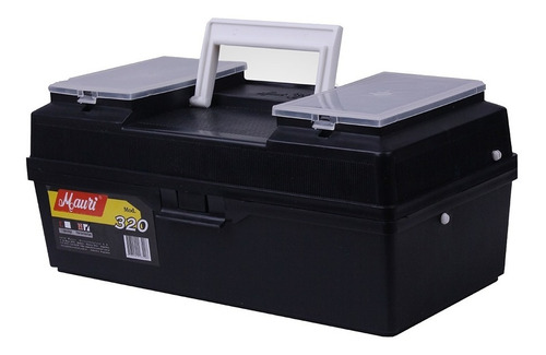 Caja De Pesca Mauri Herramientas Multiuso 320 H 13'' Color Negro