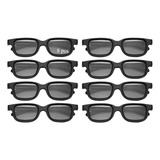 8x Lentes 3d Pasivos Polarizado Tv Cinema