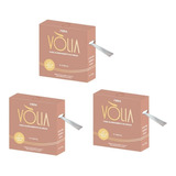 Kit 3 Unids. Fibra De Vidro Volia Para Alongamento De Unhas