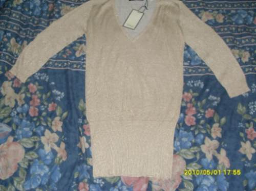 Sweater Awada Con Hilos Dorados Ideal Para Calza