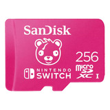 Tarjeta De Memoria Flash 256 Gb Microsdxc Uhs-i Nintendo Swi