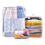 Kit 9 Organizadores Multiuso Transparente 1 Pp + 4 M + 4 Xg