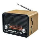 Mini Radio Portatil Recargable Am Fm Mp3 Usb Sd Bluetooth