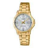 Reloj Para Mujer Casio Ltpv004g-7b2udf Dorado