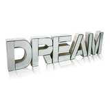 Espejo Deco Biselado Palabra Dream 40 X 10 X 2cm