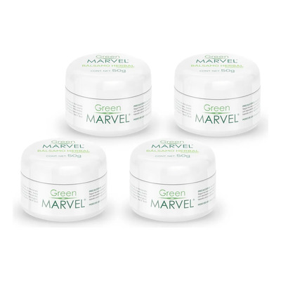 Green Marvel Bálsamo Herbal Natural 4 Pack 50 Gramos Menthol | Meses sin interés