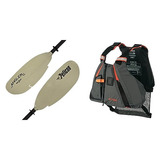 Pelican Poseidon Angler - Paleta De Kayak Ligera Para Pesca,