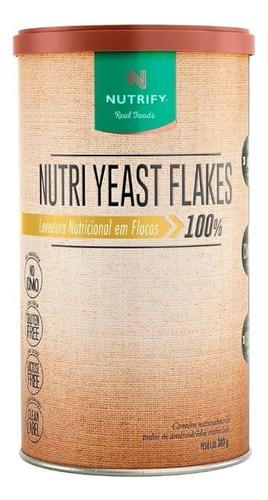 Levedura Nutricional Nutri Yeast Flakes - 300g - Nutrify