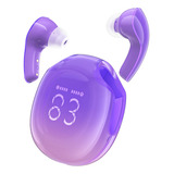 Acefast T9 Crystal Audífonos Bluetooth Cancelación De Ruido Color Violeta