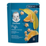 Puffs, Snacks Galletas Bebé Cereal Gerber De Platano Naranja