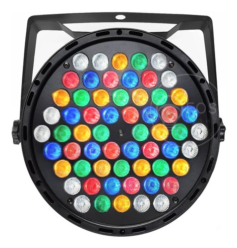 Canhão Refletor Led Par64 Rgbwa 60x3w Leds Cree Dmx Jdb-605 110v/220v