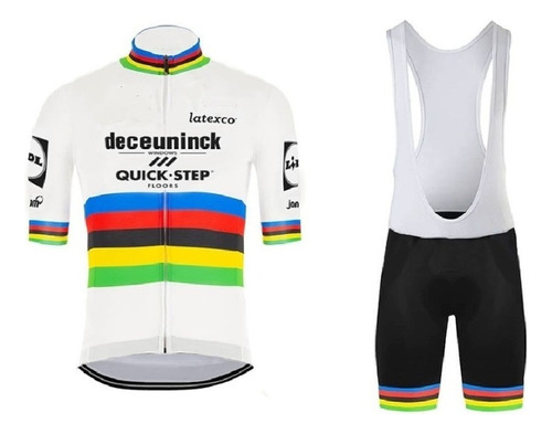 Uniforme Ciclismo Badana Gel 9d Bicicleta Campeon Uci Remco