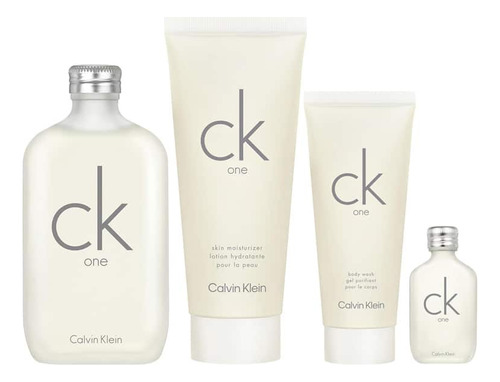 Ck One 200ml + 200ml Body Lotion + 100ml Gel Ducha + 15ml 