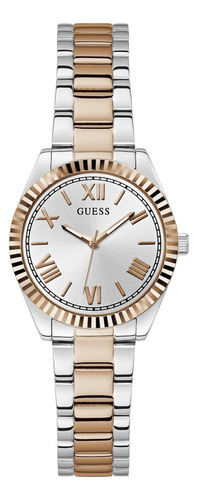 Reloj Guess Para Mujer Casual Ladies Dama Correa Bitono