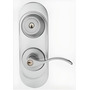 Cerradura Escudo Oval Prairie X640 Ll-ll Yale 81520 Plateado