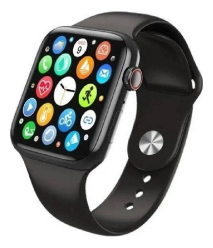 Smart Watch Reloj Inteligente 8pro Llamadas Mensajes Caseros Caja Negro Malla Negro Bisel Negro